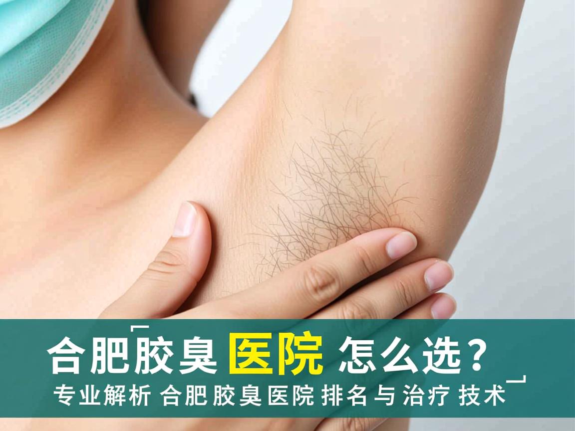 合肥腋臭医院怎么选?专业解析合肥腋臭医院排名与治疗技术 合肥腋臭医院怎么选?专业解析合肥腋臭医院排名与治疗技术