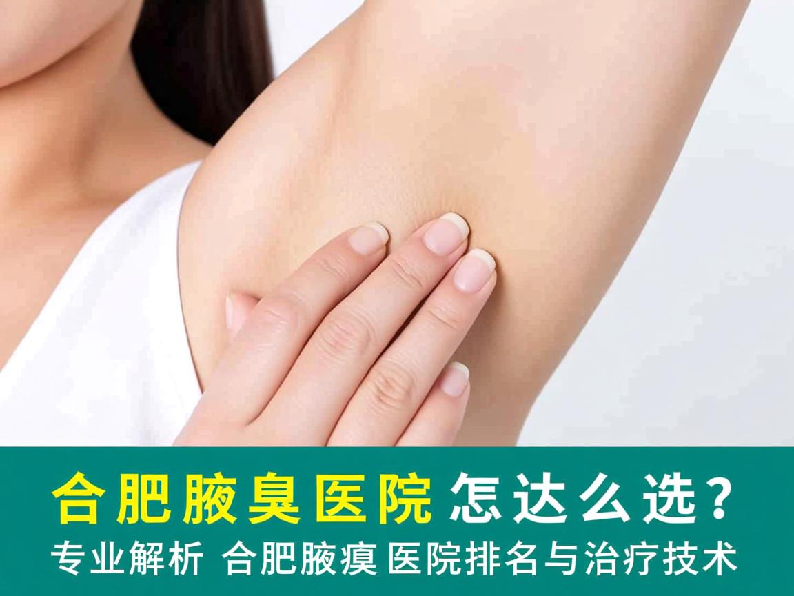 合肥腋臭医院怎么选?专业解析合肥腋臭医院排名与治疗技术 合肥腋臭医院怎么选?专业解析合肥腋臭医院排名与治疗技术
