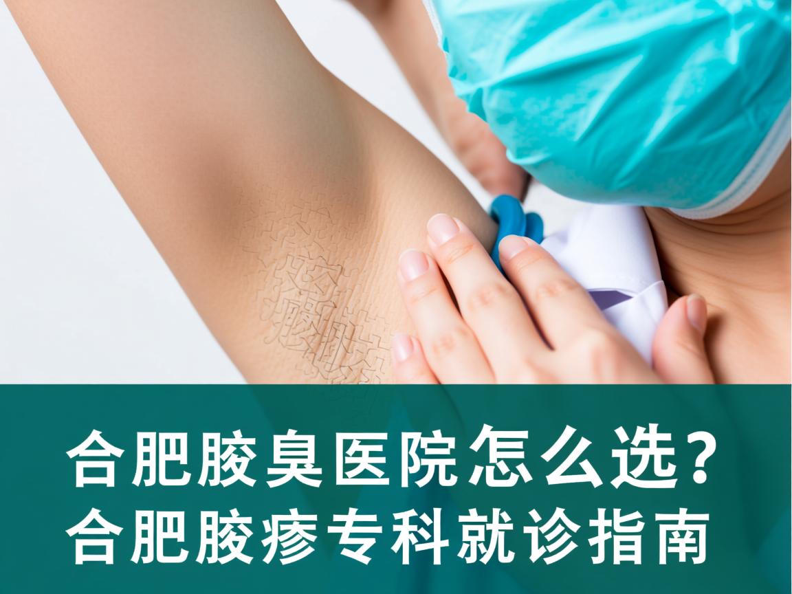 合肥腋臭医院怎么选？合肥腋臭专科就诊指南