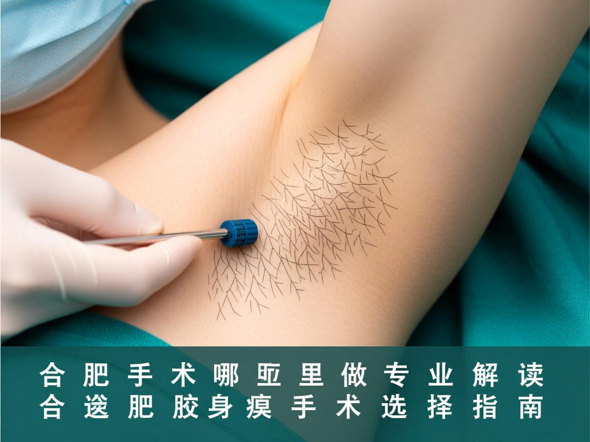 合肥腋臭手术哪里做 专业解读合肥腋臭手术选择指南