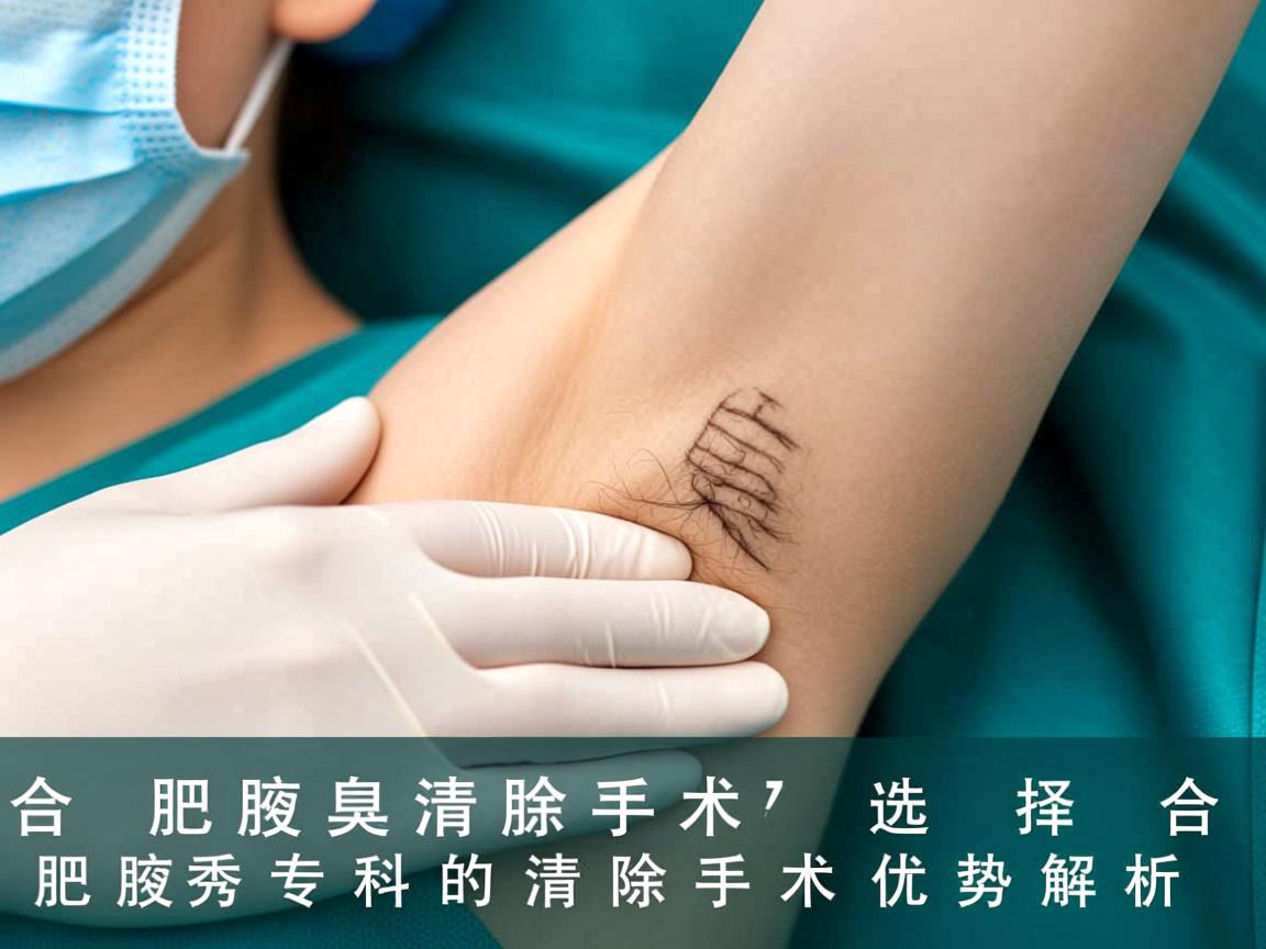 合肥腋臭清除手术,选择合肥腋秀专科的清除手术优势解析 合肥腋臭清除手术,选择合肥腋秀专科的清除手术优势解析