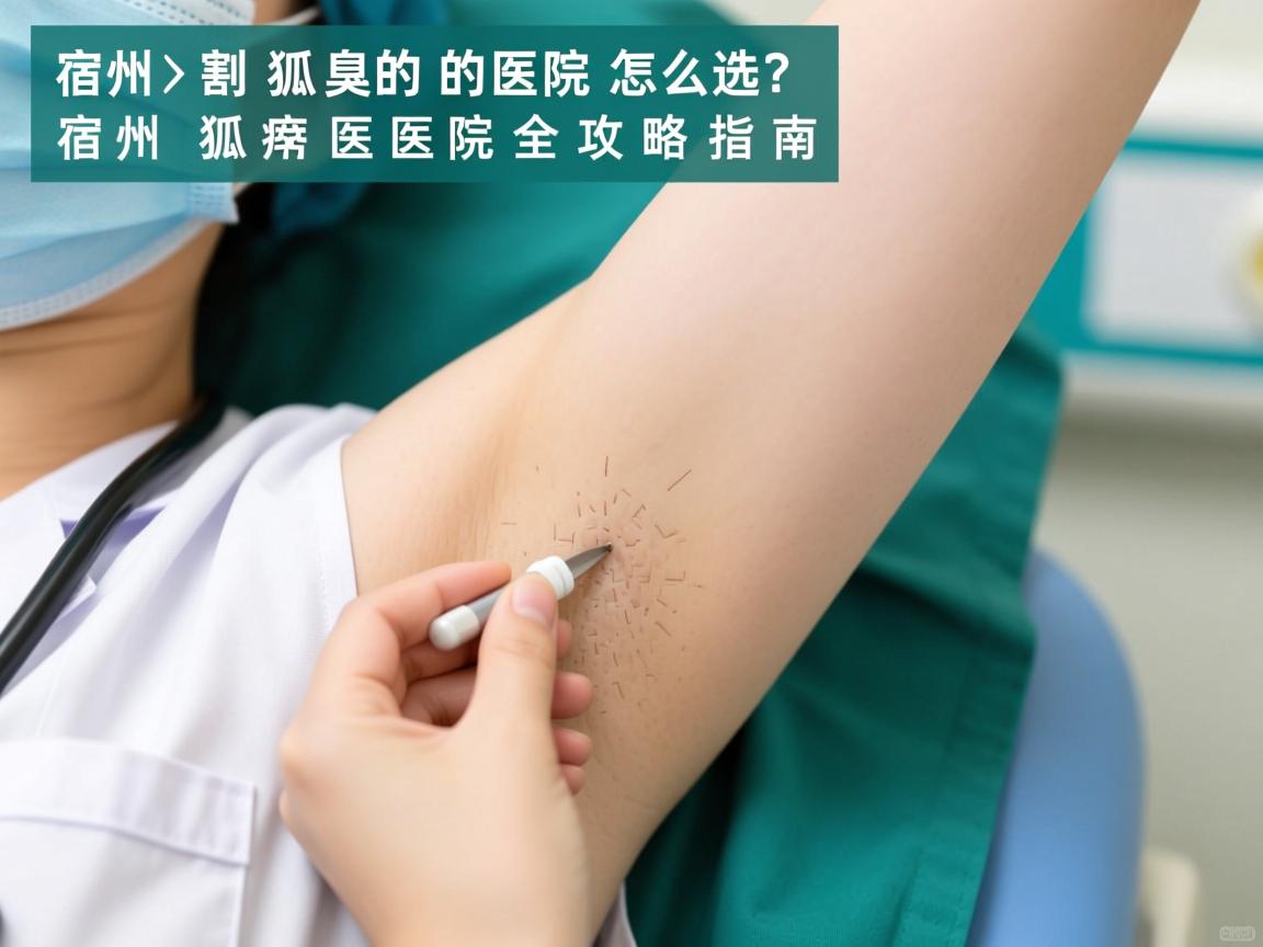 宿州割狐臭的医院怎么选？宿州狐臭医院全攻略指南