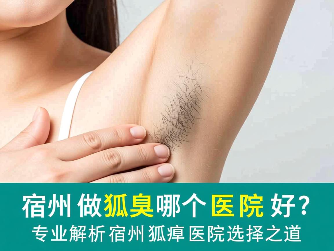 宿州做狐臭哪个医院好？专业解析宿州狐臭医院选择之道