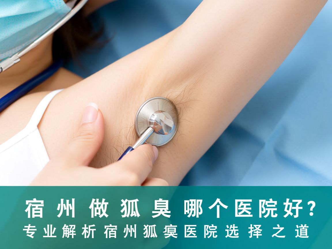 宿州做狐臭哪个医院好？专业解析宿州狐臭医院选择之道