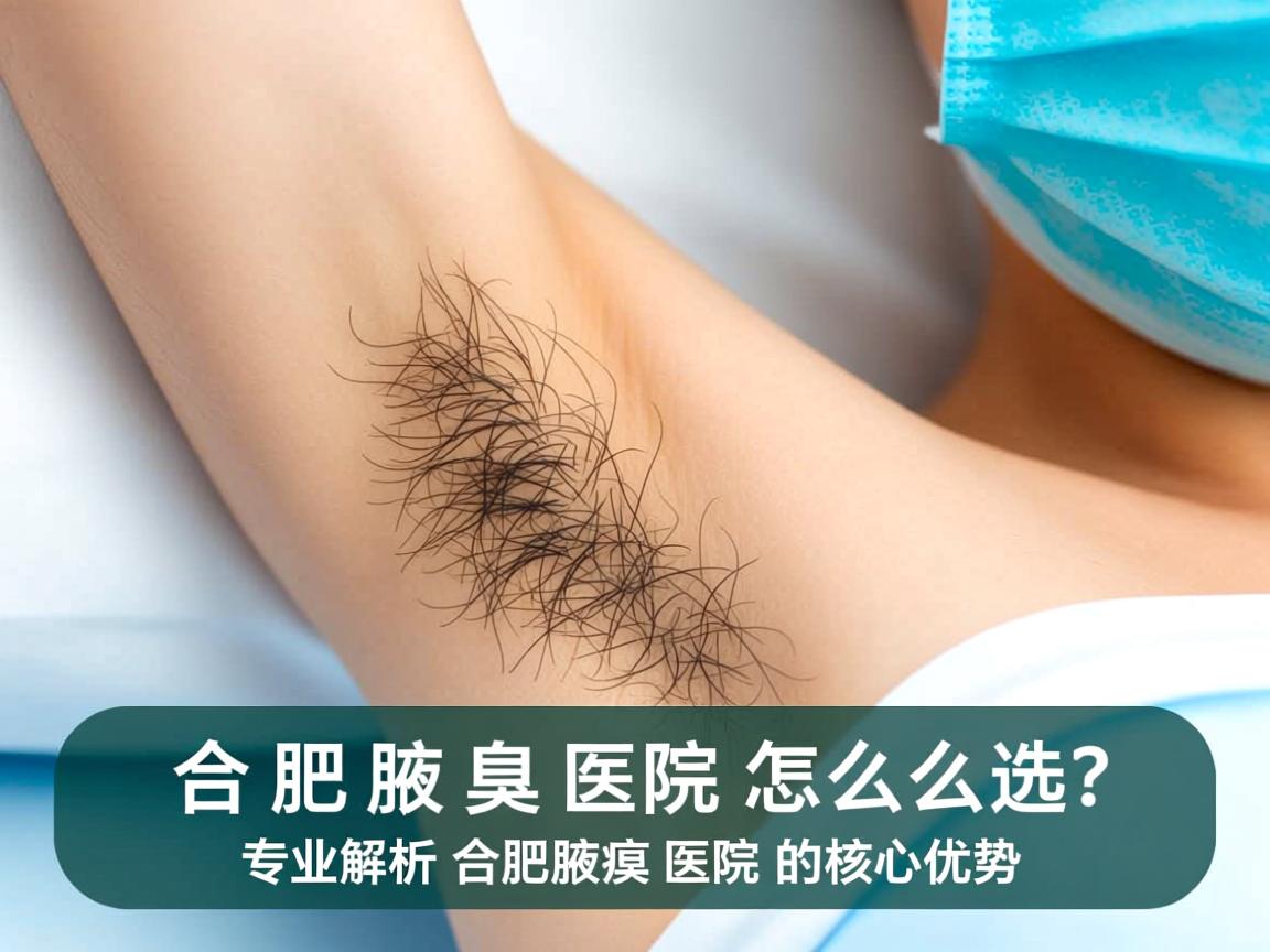合肥腋臭医院怎么选？专业解析合肥腋臭医院的核心优势