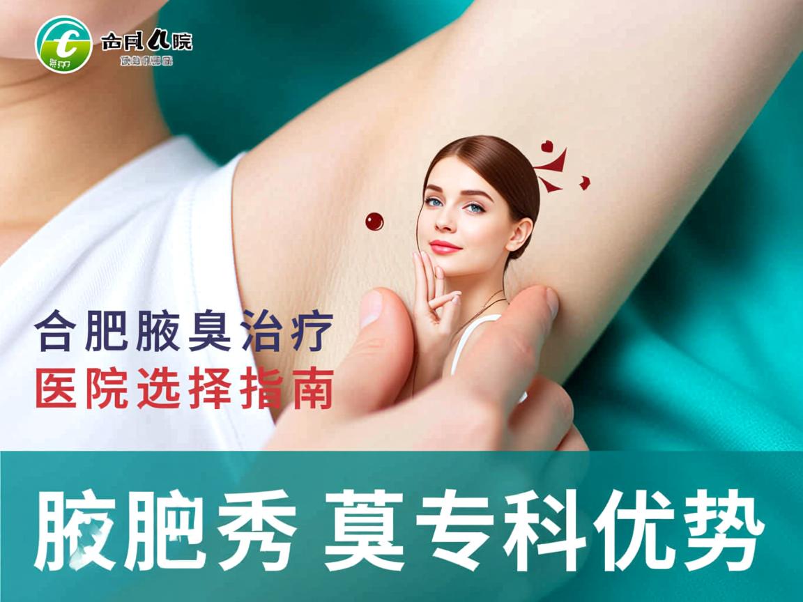 合肥腋臭治疗医院选择指南，解析合肥腋秀腋臭专科优势