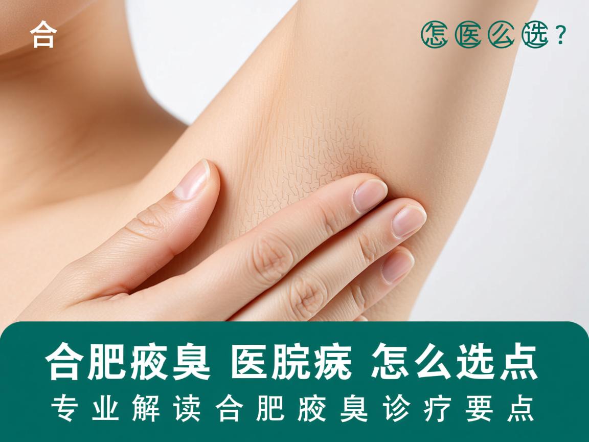 合肥腋臭医院怎么选？专业解读合肥腋臭诊疗要点