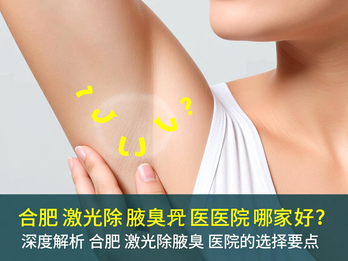 合肥激光除腋臭医院哪家好？深度解析合肥激光除腋臭医院的选择要点