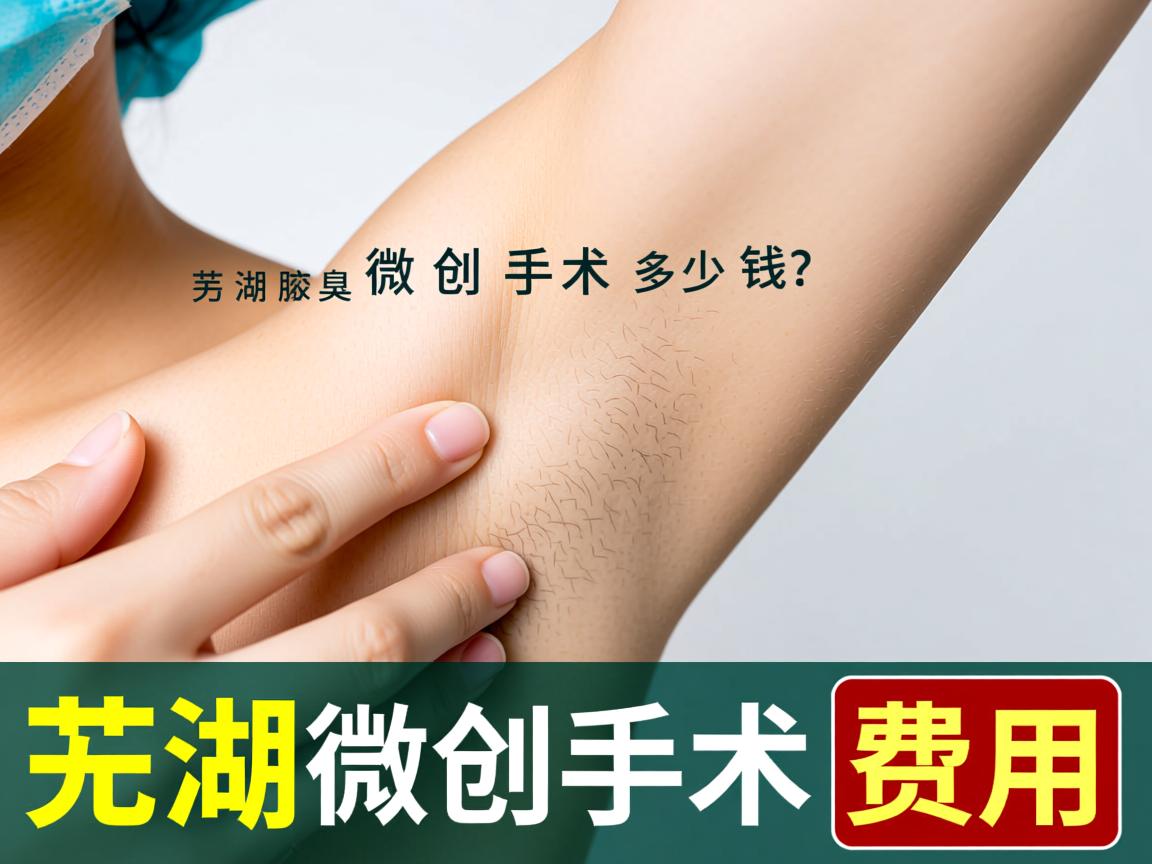 芜湖腋臭微创手术多少钱？解析芜湖腋臭微创手术费用