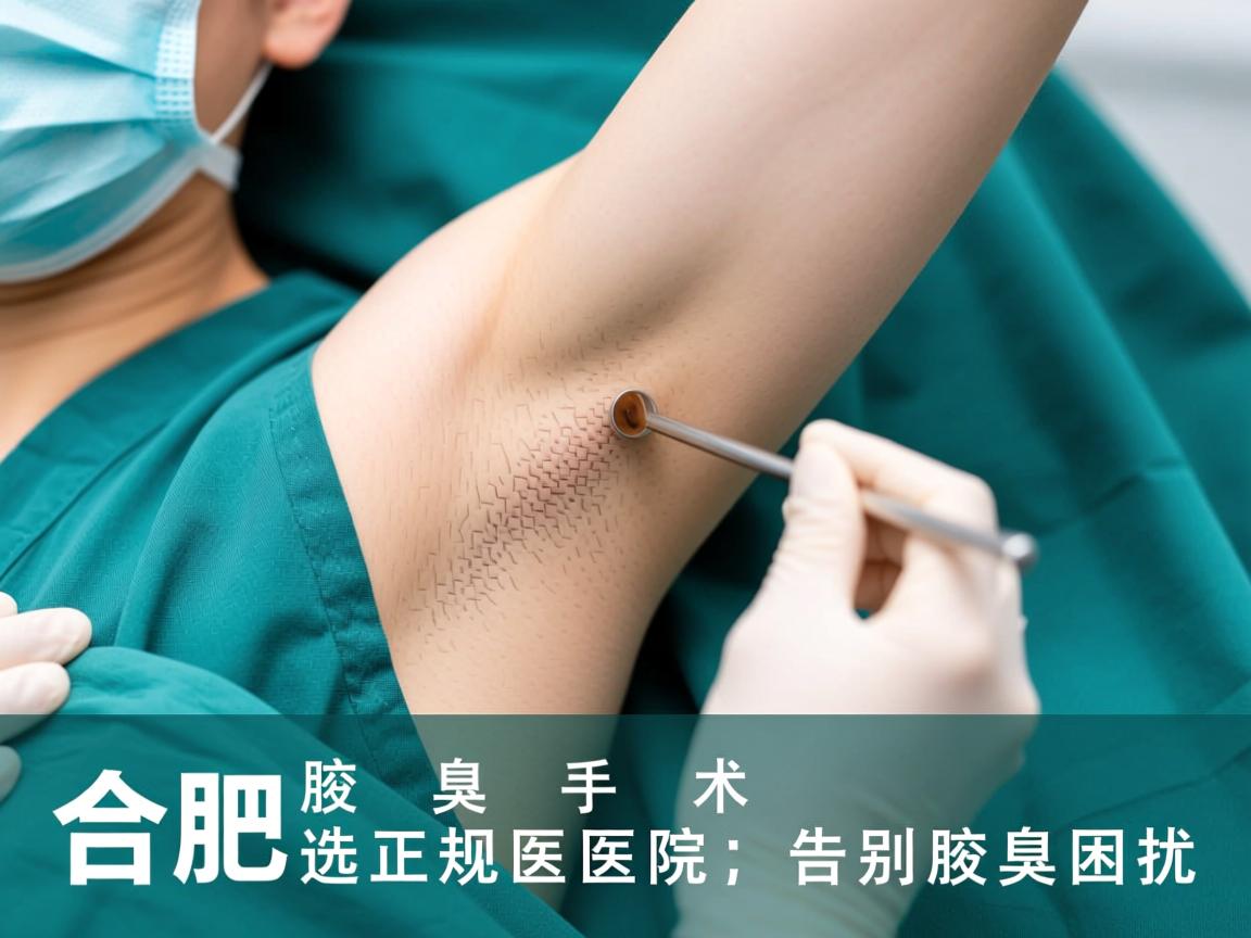 合肥腋臭手术，选择正规医院，告别腋臭困扰