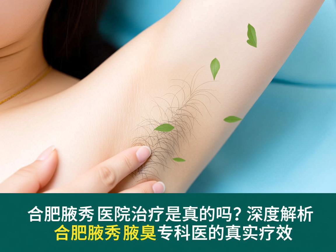 合肥腋秀医院治疗狐臭是真的吗？深度解析合肥腋秀腋臭专科的真实疗效