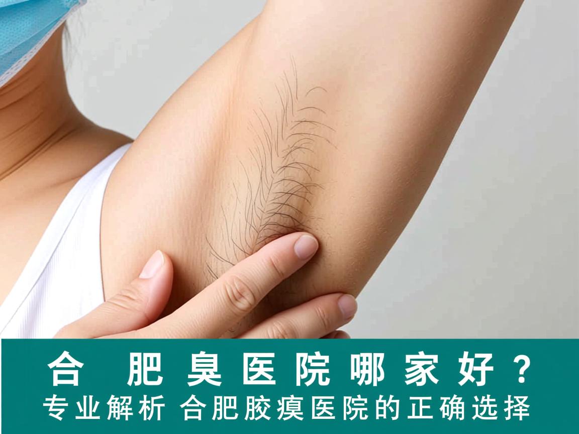 合肥腋臭医院哪家好？专业解析合肥腋臭医院的正确选择