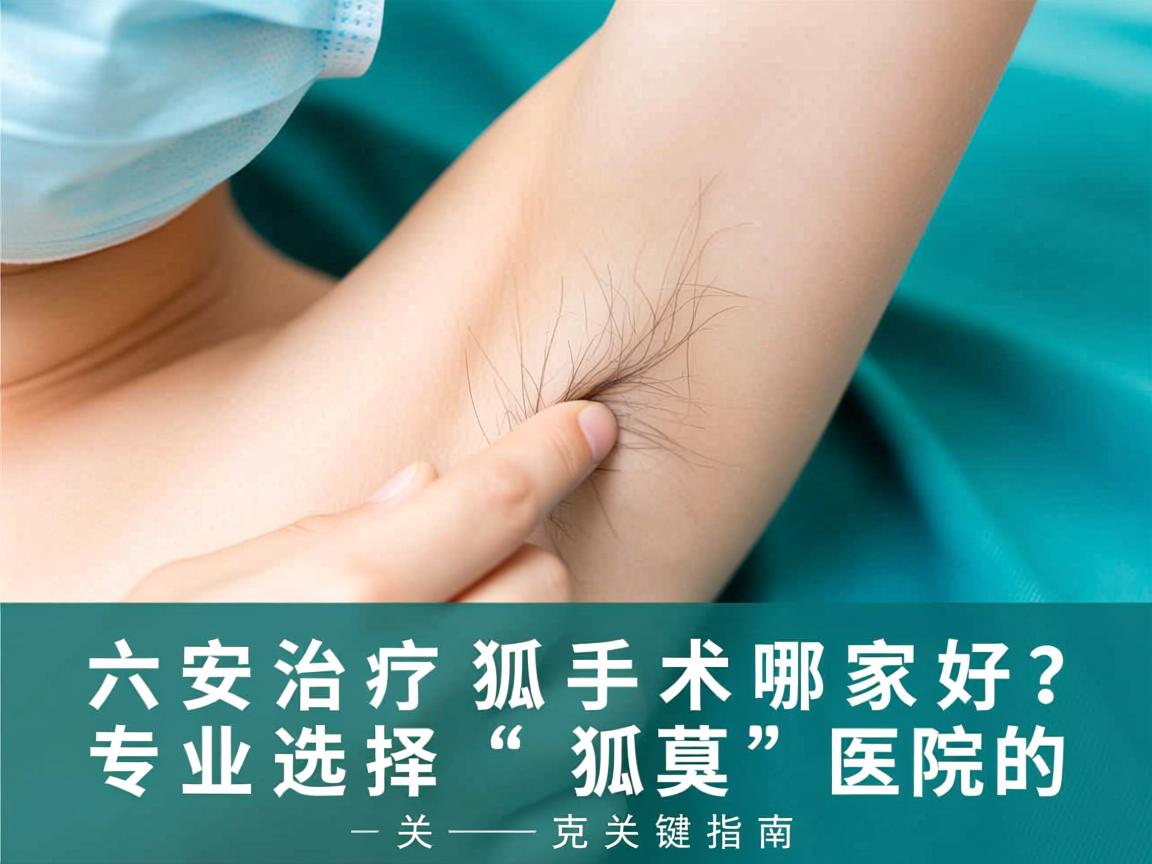 六安治疗狐臭手术哪家好?专业选择狐臭医院的关键指南 六安治疗狐臭手术哪家好?专业选择狐臭医院的关键指南