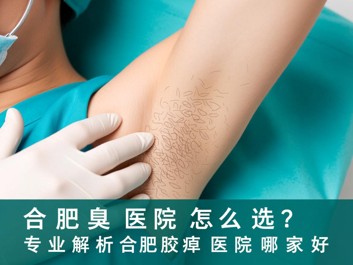 合肥腋臭医院怎么选？专业解析合肥腋臭医院哪家好