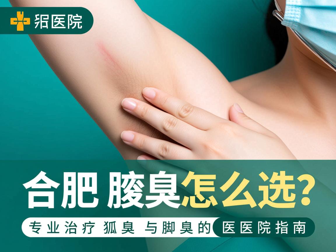 合肥腋臭医院怎么选？专业治疗狐臭与脚臭的医院指南