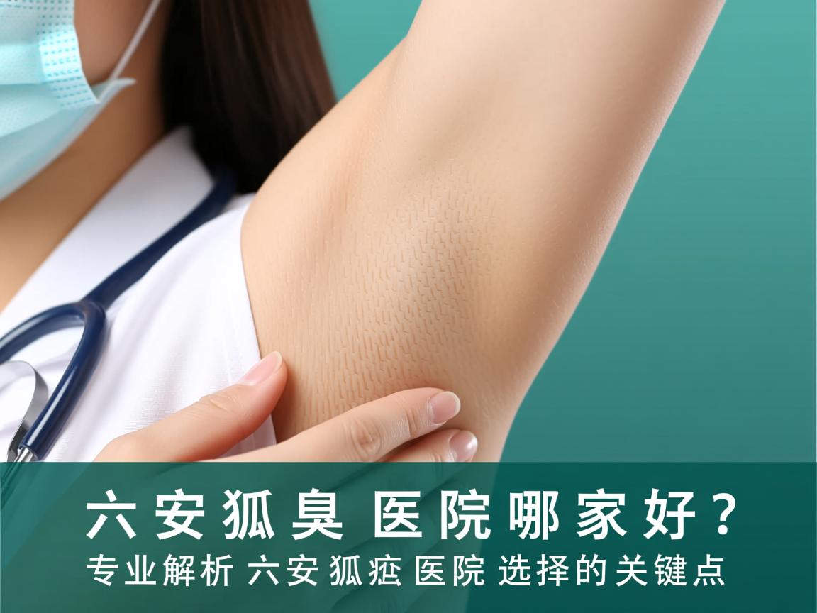 六安狐臭医院哪家好？专业解析六安狐臭医院选择的关键点