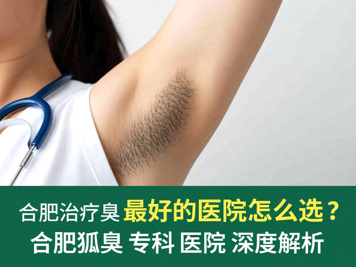 合肥治疗狐臭最好的医院怎么选？合肥狐臭专科医院深度解析