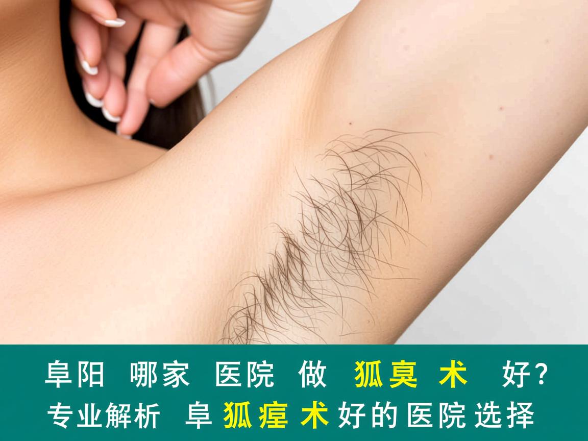 阜阳哪家医院做狐臭术好？专业解析阜阳狐臭术好的医院选择