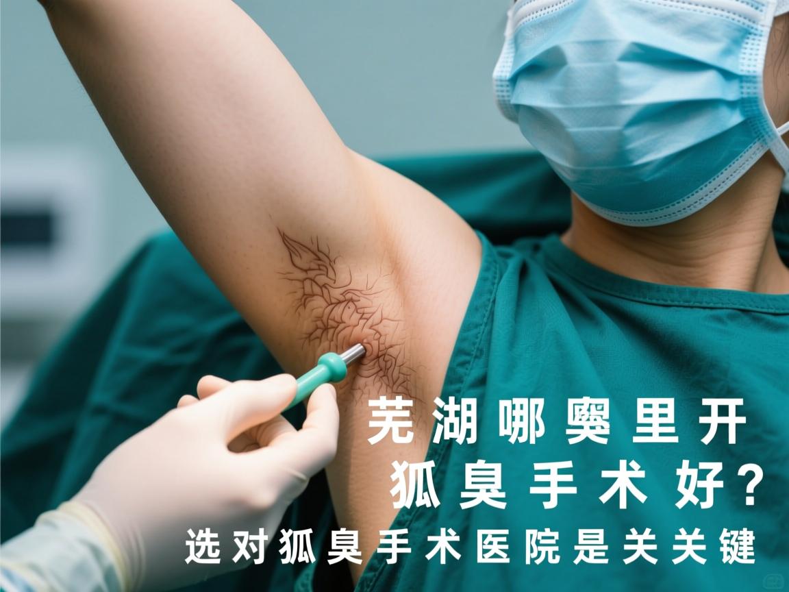 芜湖哪里开狐臭手术好？选对狐臭手术医院是关键