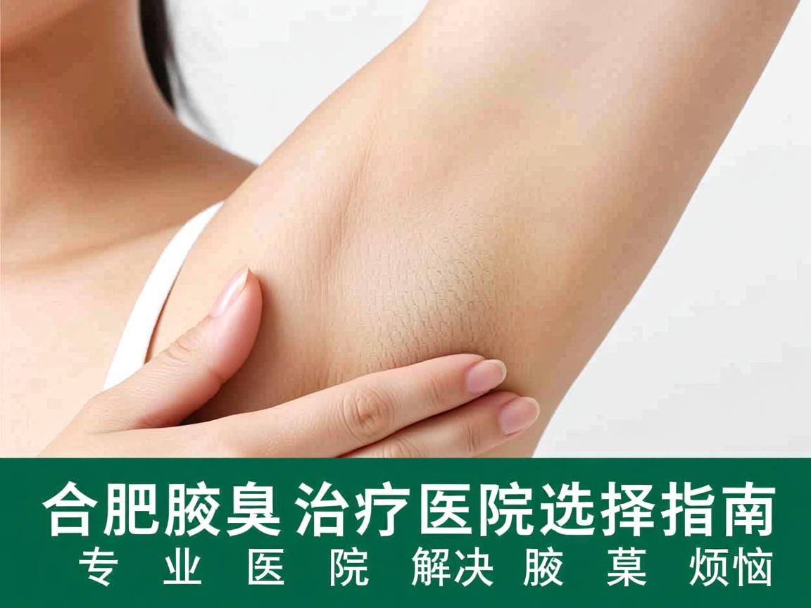 合肥腋臭治疗医院选择指南，专业医院解决腋臭烦恼