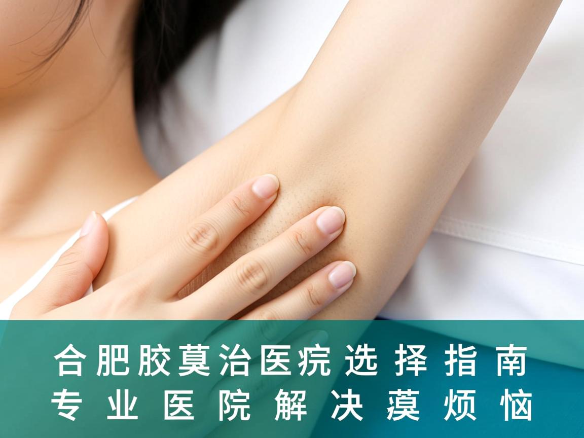 合肥腋臭治疗医院选择指南，专业医院解决腋臭烦恼