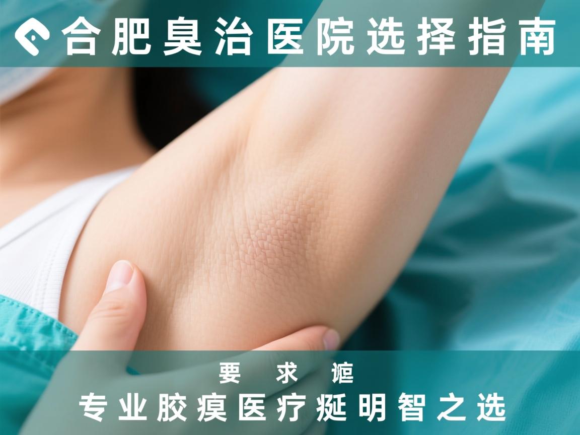 合肥腋臭治疗医院选择指南,专业腋臭医疗的明智之选 合肥腋臭治疗医院选择指南,专业腋臭医疗的明智之选