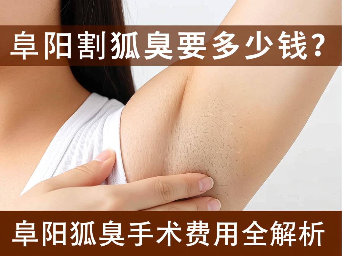 在阜阳割狐臭要多少钱？阜阳狐臭手术费用全解析
