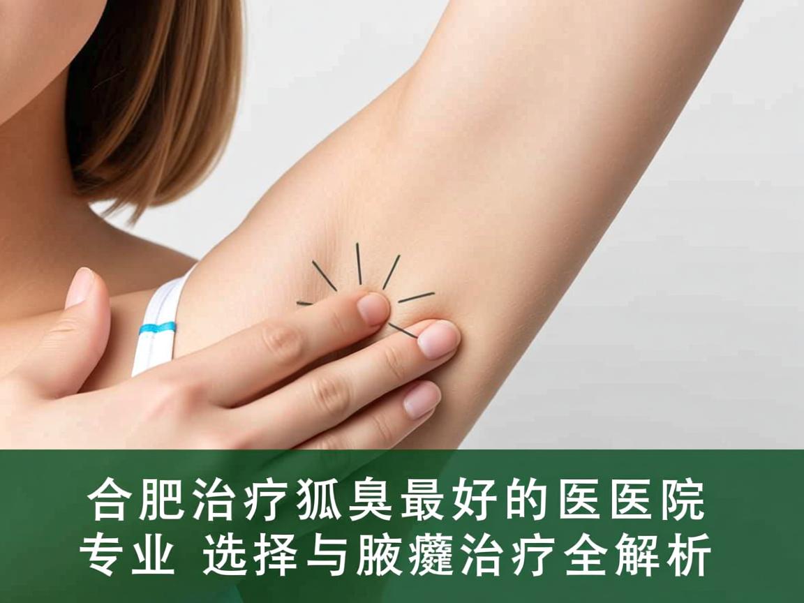 合肥治疗狐臭最好的医院，专业选择与腋臭治疗全解析
