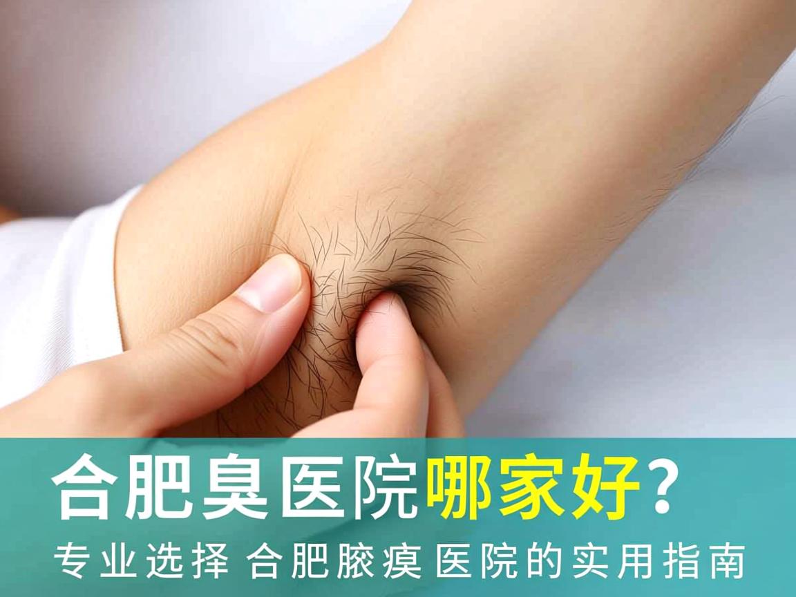 合肥腋臭医院哪家好？专业选择合肥腋臭医院的实用指南