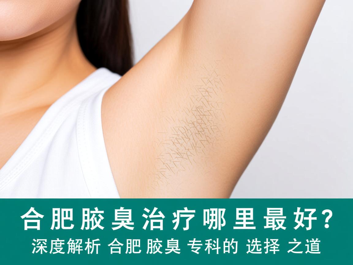 合肥腋臭治疗哪里最好？深度解析合肥腋臭专科的选择之道