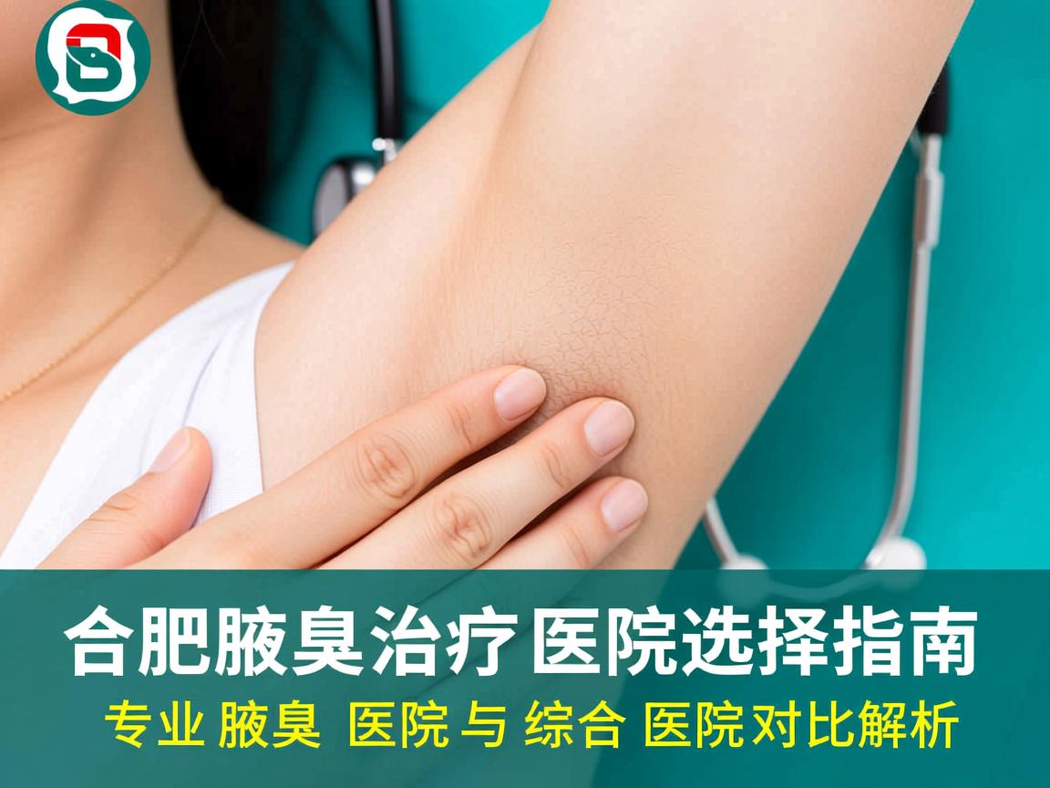 合肥腋臭治疗医院选择指南，专业腋臭医院与综合医院对比解析
