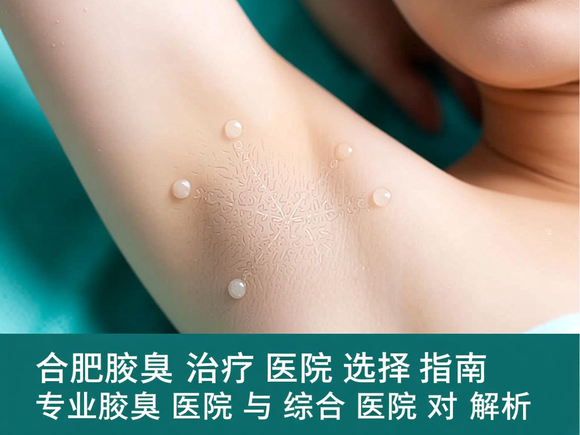 合肥腋臭治疗医院选择指南，专业腋臭医院与综合医院对比解析