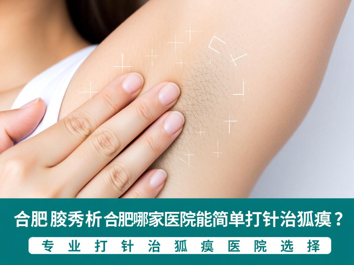 合肥腋秀解析，合肥哪家医院能简单打针治狐臭？专业打针治狐臭医院选择