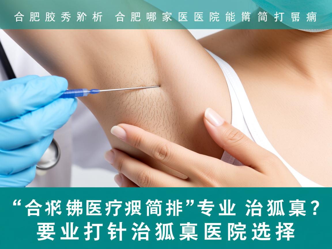 合肥腋秀解析，合肥哪家医院能简单打针治狐臭？专业打针治狐臭医院选择