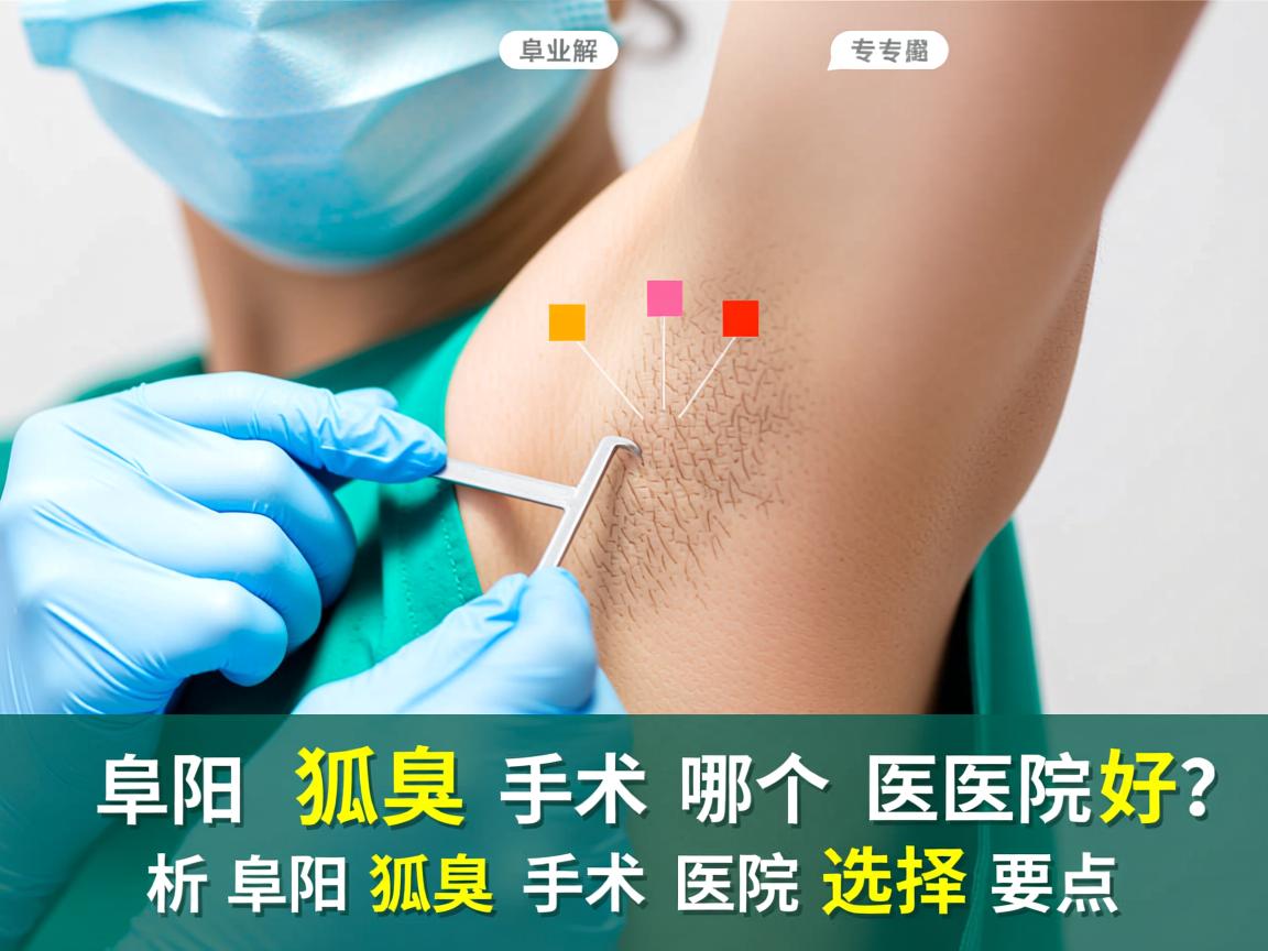 阜阳狐臭手术哪个医院好？专业解析阜阳狐臭手术医院选择要点