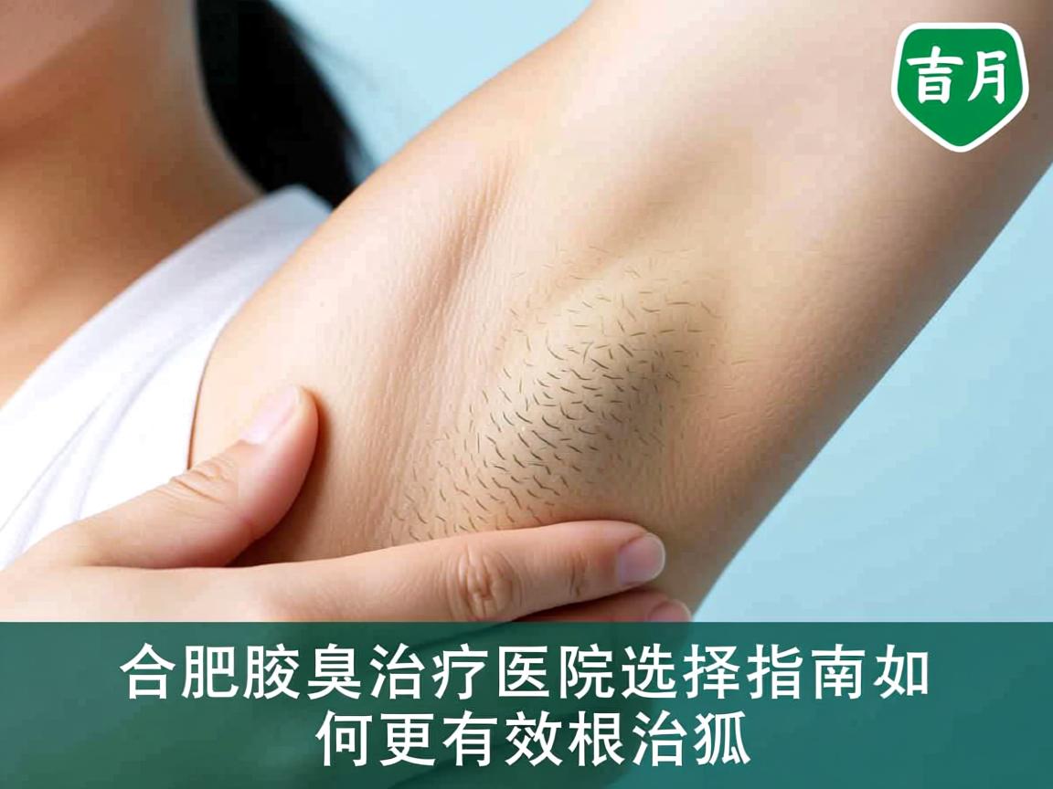 合肥腋臭治疗医院选择指南，如何更有效根治狐臭