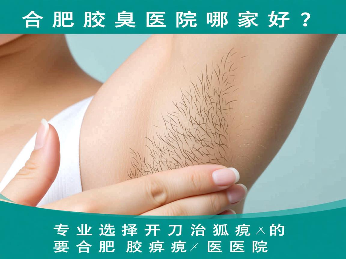 合肥腋臭医院哪家好？专业选择开刀治狐臭的合肥腋臭医院