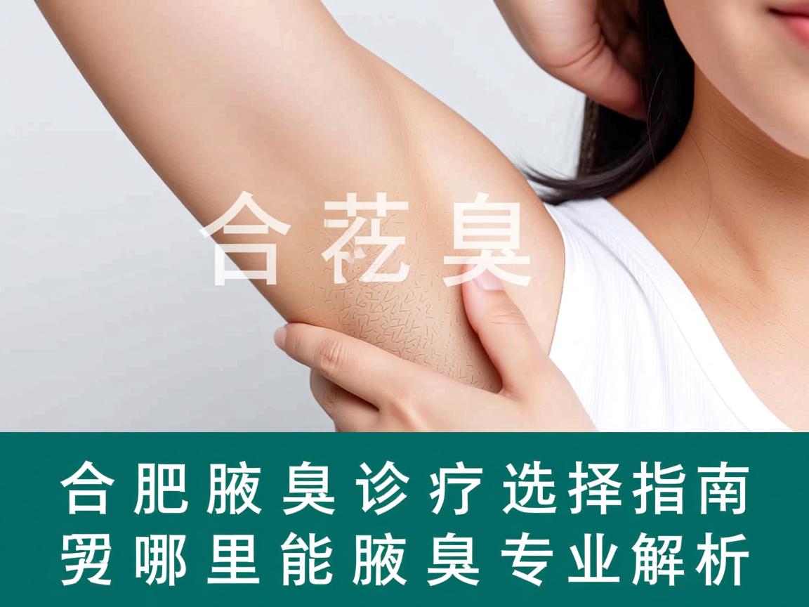 合肥腋臭诊疗选择指南,在合肥哪里能祛腋臭的专业解析 合肥腋臭诊疗选择指南,在合肥哪里能祛腋臭的专业解析