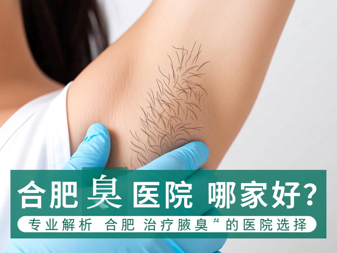 合肥腋臭医院哪家好？专业解析合肥治疗腋臭的医院选择