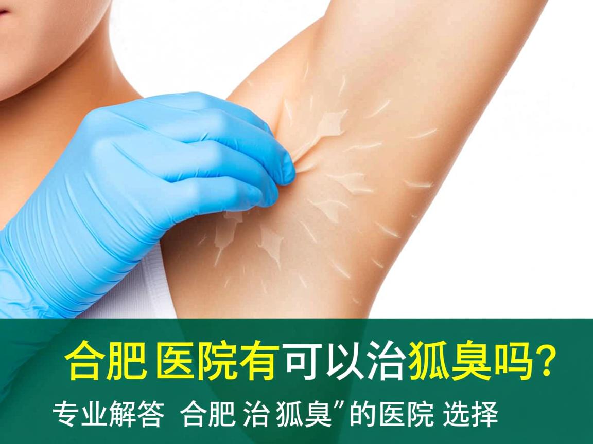 合肥医院有可以治狐臭的吗？专业解答合肥治狐臭的医院选择