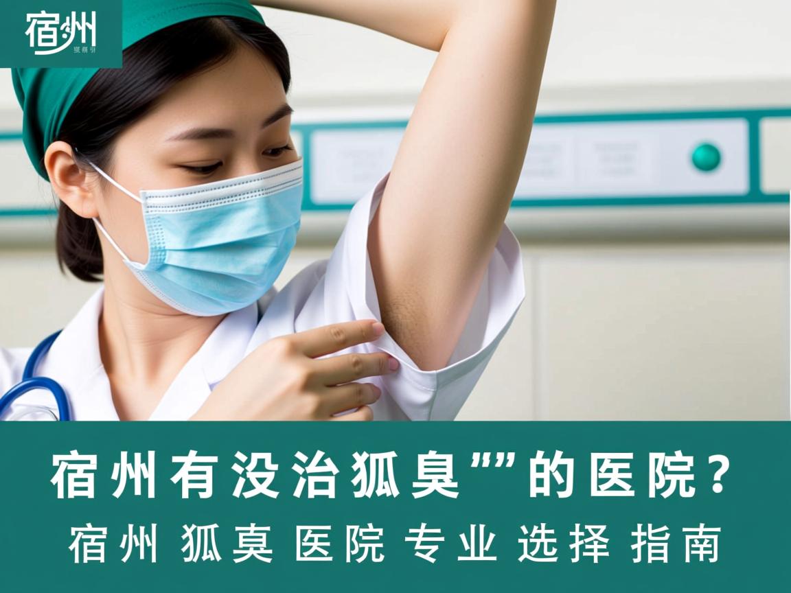 宿州有没有治狐臭的医院?宿州狐臭医院专业选择指南 宿州有没有治狐臭的医院?宿州狐臭医院专业选择指南