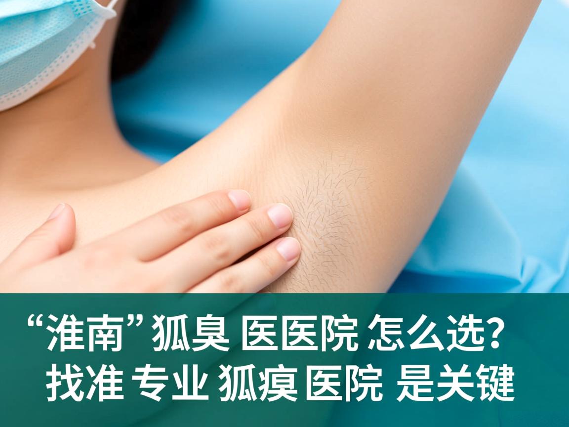 淮南狐臭医院怎么选？找准专业狐臭医院是关键