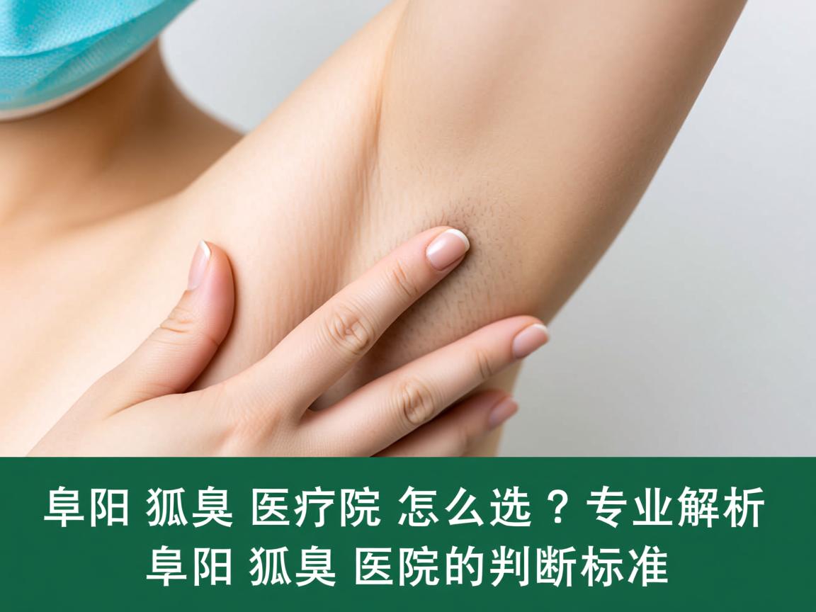 阜阳狐臭医院怎么选？专业解析阜阳狐臭医院的判断标准