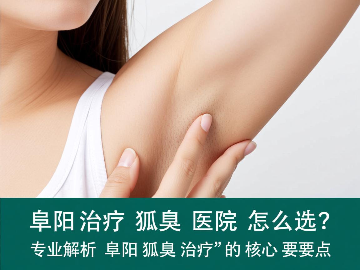 阜阳治疗狐臭医院怎么选？专业解析阜阳狐臭治疗的核心要点