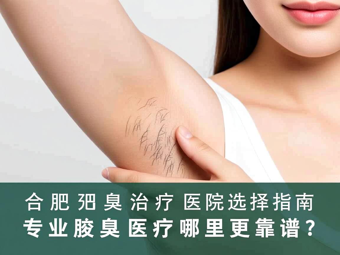 合肥腋臭治疗医院选择指南，专业腋臭医疗哪里更靠谱？