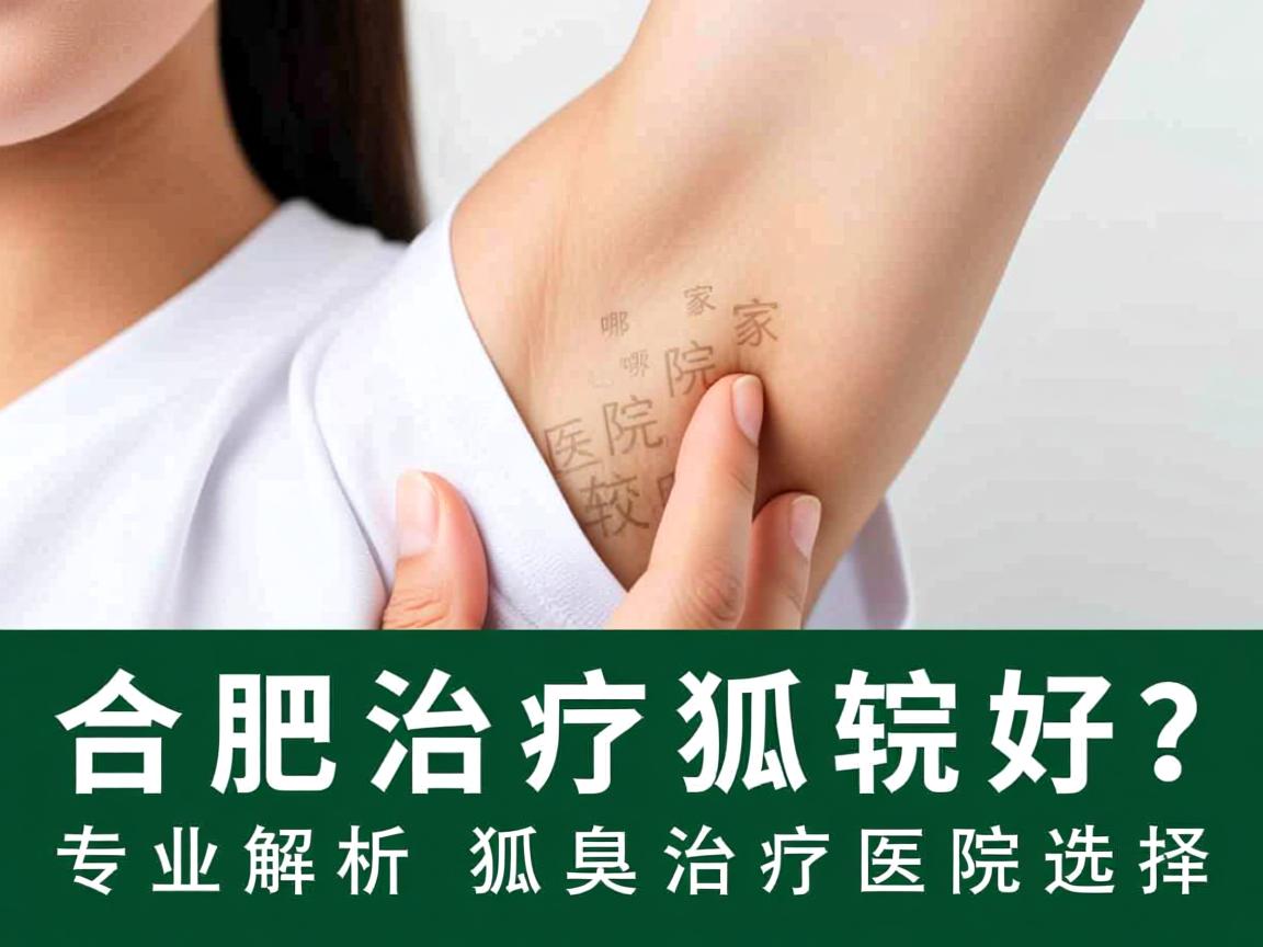 合肥治疗狐臭哪家医院较好？专业解析狐臭治疗医院选择