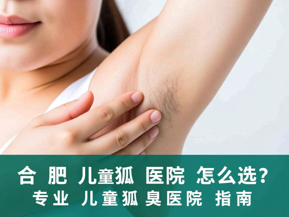 合肥儿童狐臭医院怎么选？专业儿童狐臭医院指南