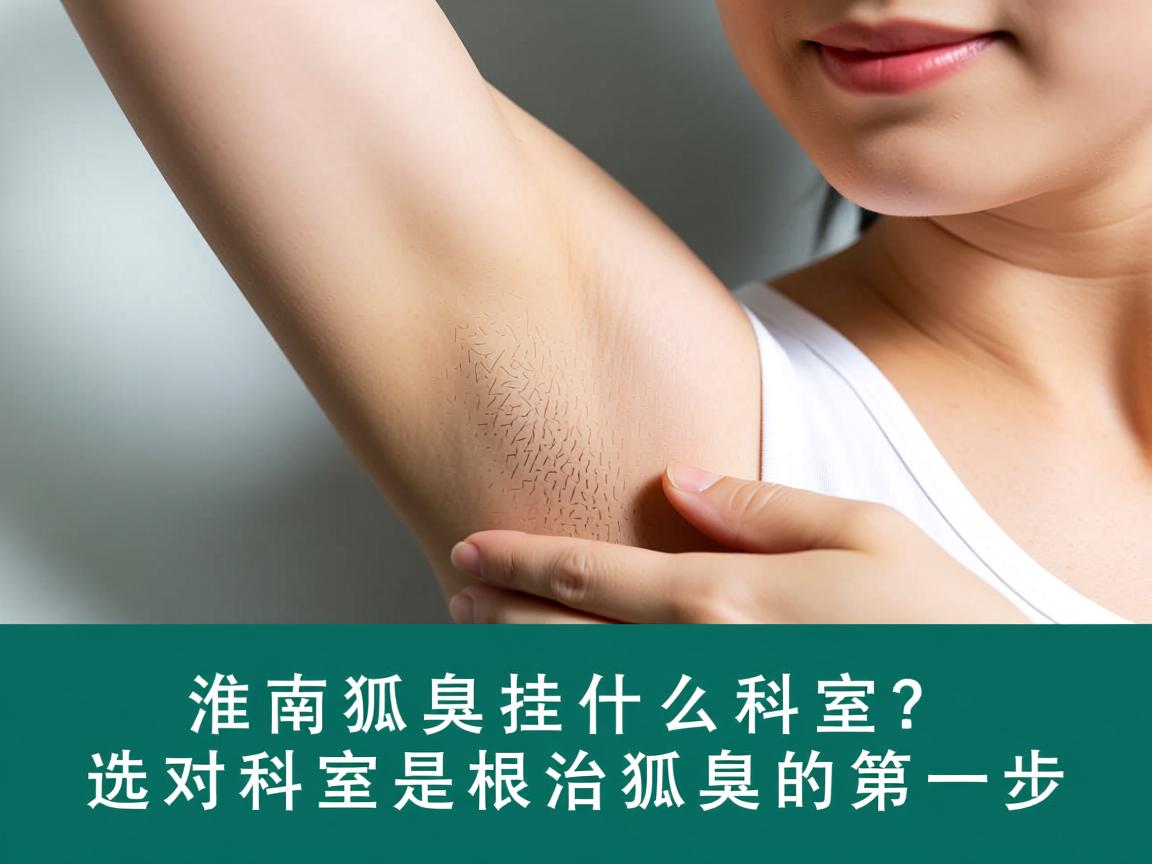 淮南狐臭挂什么科室？选对科室是根治狐臭的第一步