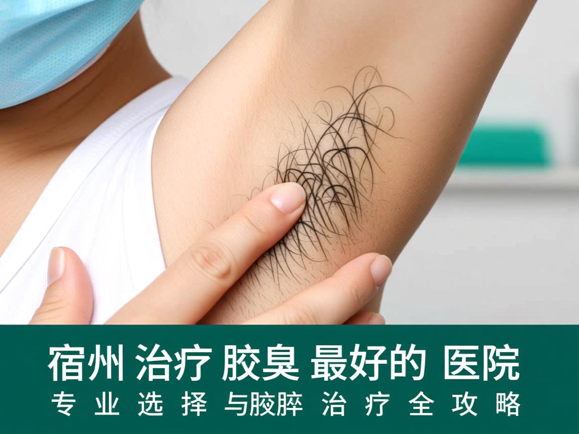 宿州治疗腋臭最好的医院，专业选择与腋臭治疗全攻略