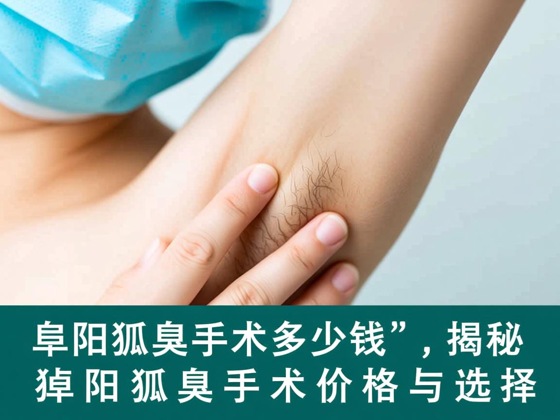 阜阳狐臭手术多少钱，揭秘阜阳狐臭手术价格与选择
